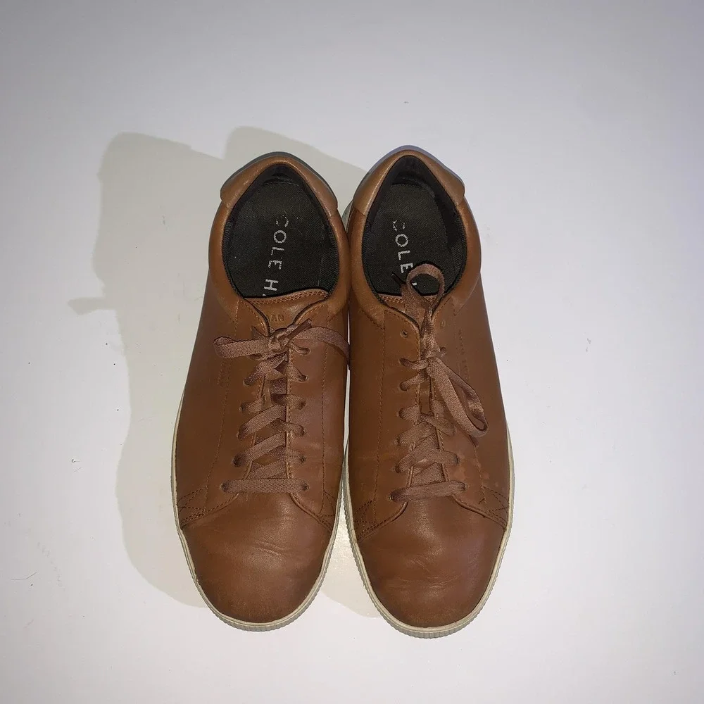 Cole Haan Shoes Mens 11.5 Wide Nantucket 2.0 Brown Lace Up Sneaker C33821